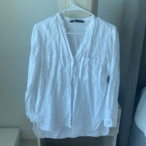 Zara linen top size small